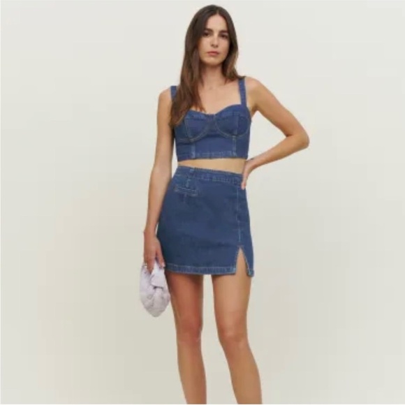 Reformation Nikki bustier top NEW - Picture 5 of 8